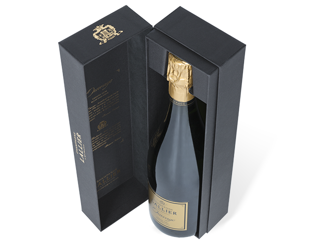 Champagne Lallier Ouvrage Schachtel Offen
